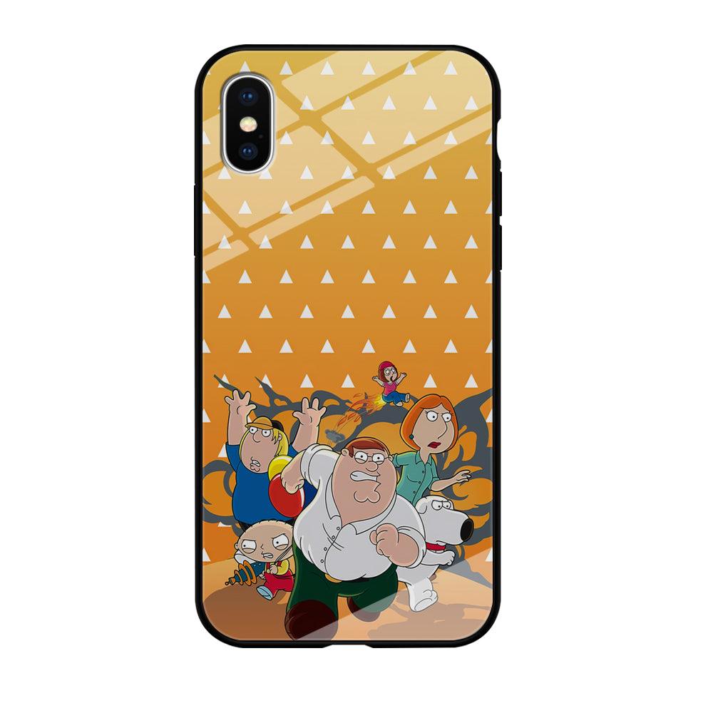 Family Guy Run for Counter Attack iPhone X Case-Oxvistore