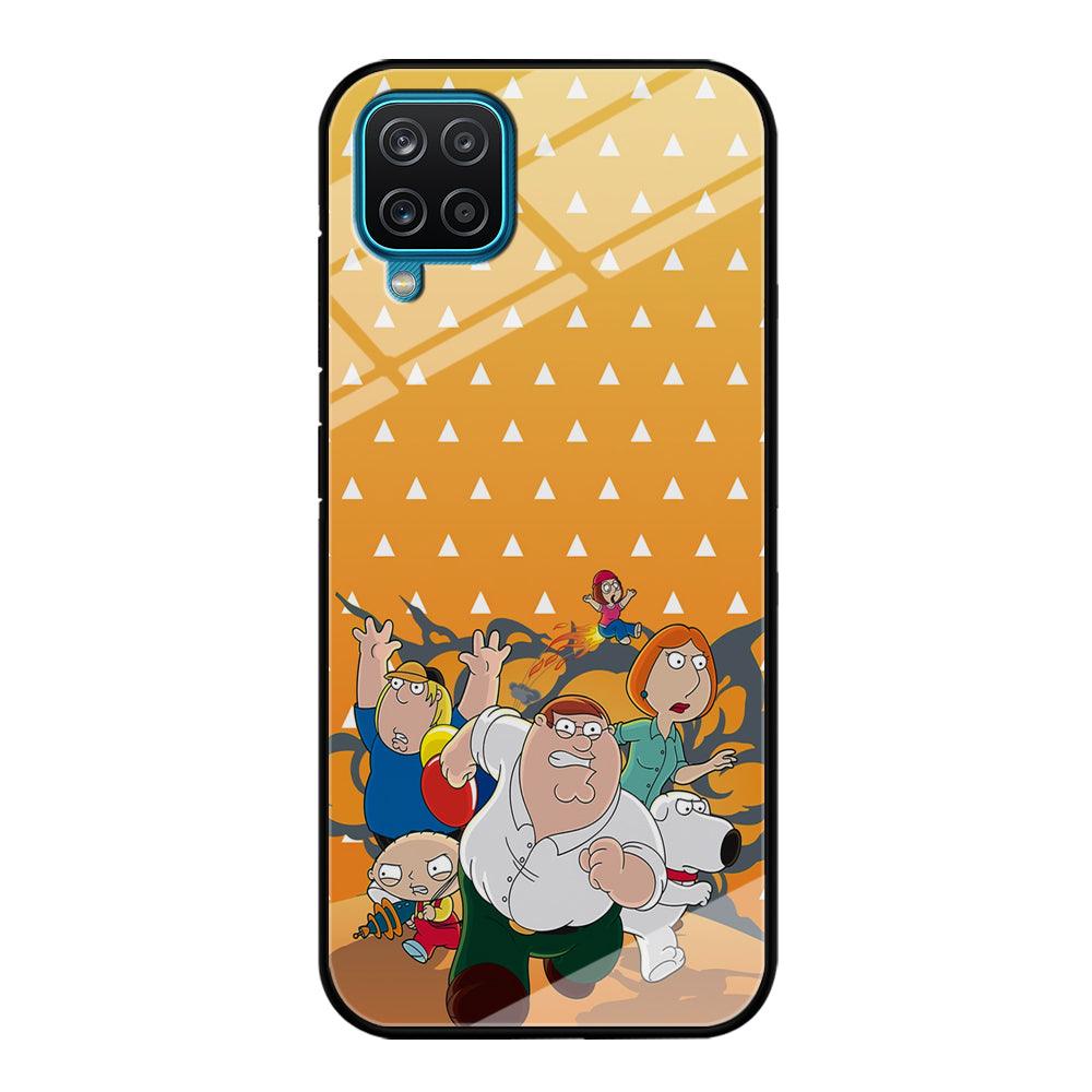 Family Guy Run for Counter Attack Samsung Galaxy A12 Case-Oxvistore