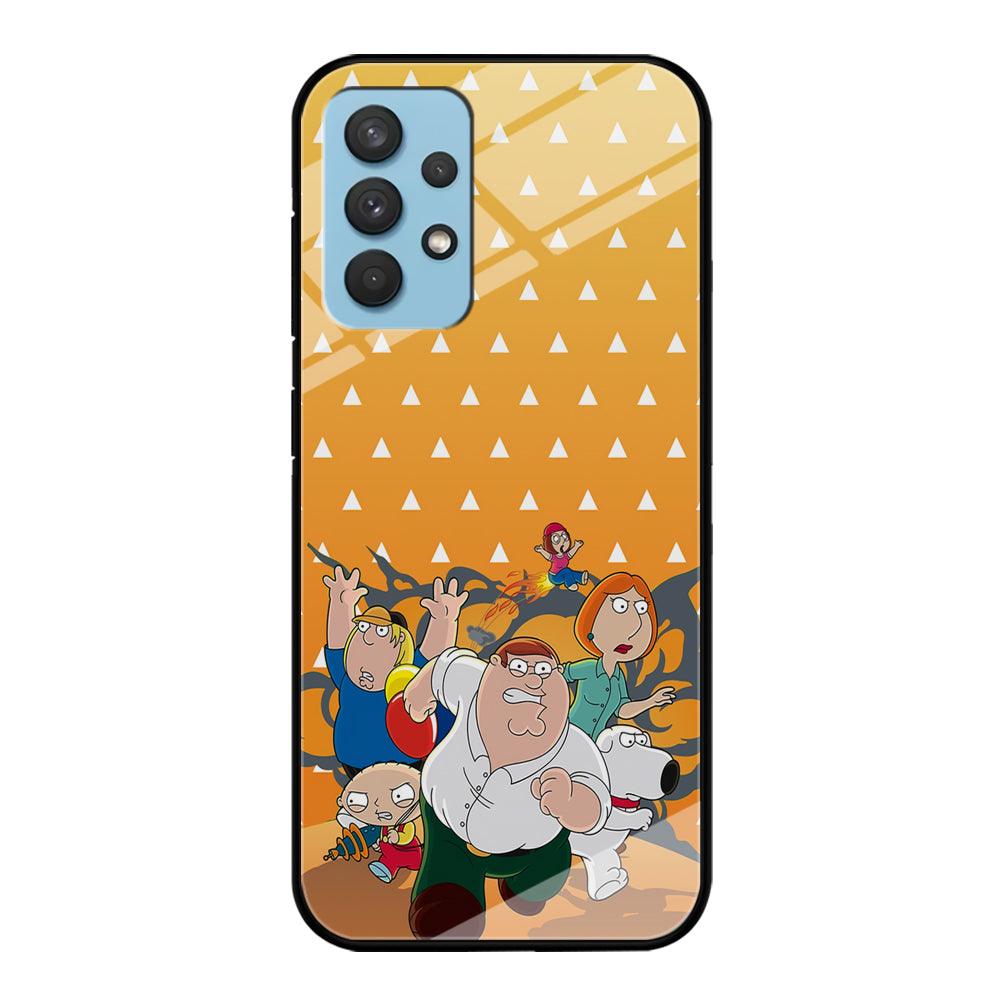 Family Guy Run for Counter Attack Samsung Galaxy A32 Case-Oxvistore