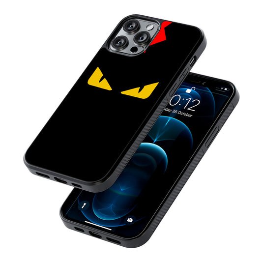 Fendi Monster Eyes 2D Rubber Phone Case-Oxvistore