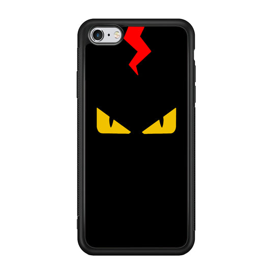 Fendi Monster Eyes iPhone 6 | 6s Case-Rubber Black (2D Case)-Oxvistore