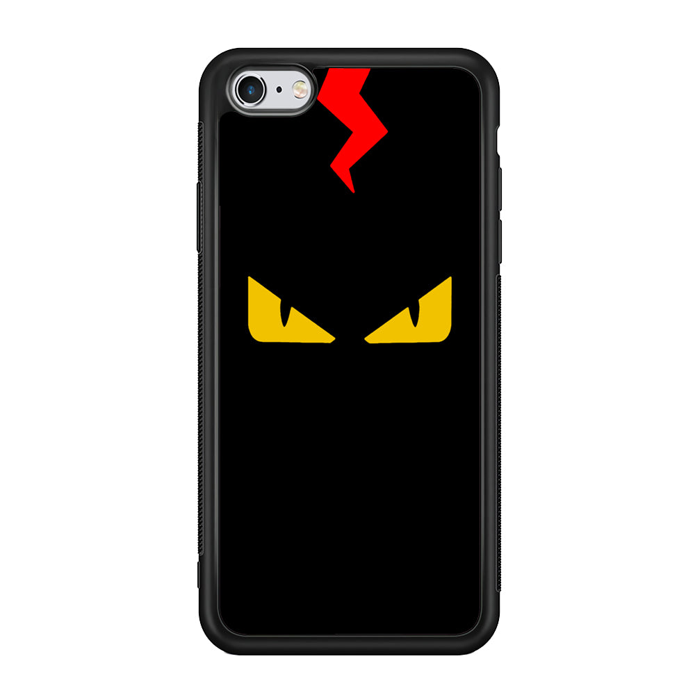 Fendi Monster Eyes iPhone 6 Plus | 6s Plus Case-Rubber Black (2D Case)-Oxvistore