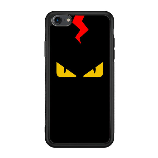 Fendi Monster Eyes iPhone 8 Case-Rubber Black (2D Case)-Oxvistore
