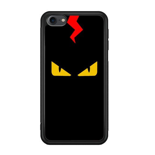 Fendi Monster Eyes iPod Touch 6 Case-Rubber Black (2D Case)-Oxvistore