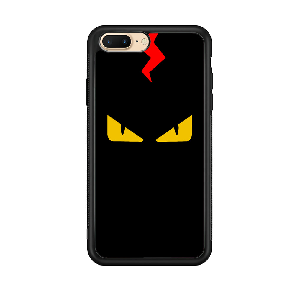 Fendi Monster Eyes iPhone 7 Plus Case-Rubber Black (2D Case)-Oxvistore
