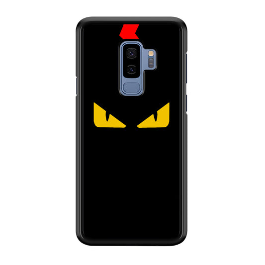 Fendi Monster Eyes Samsung Galaxy S9 Plus Case-Rubber Black (2D Case)-Oxvistore