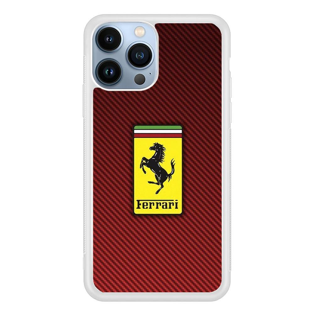 Ferrari Bloodshot Fiber iPhone 15 Pro Max Case-Oxvistore