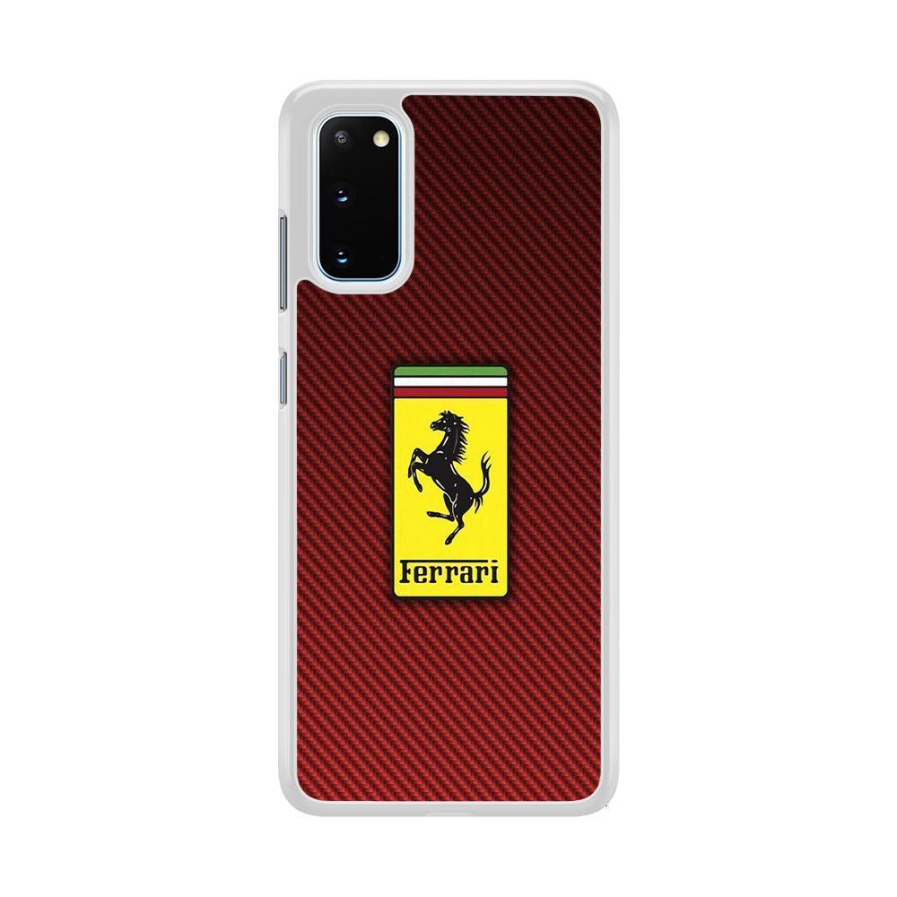 Ferrari Bloodshot Fiber Samsung Galaxy S20 Case-Oxvistore