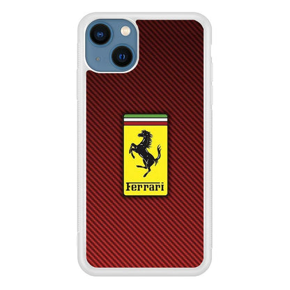 Ferrari Bloodshot Fiber iPhone 15 Plus Case-Oxvistore