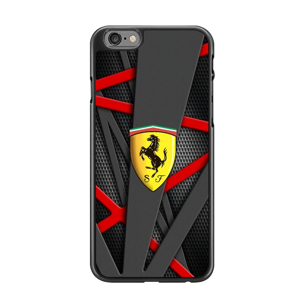 Ferrari Bold Red and Black iPhone 6 Plus | 6s Plus Case-Oxvistore