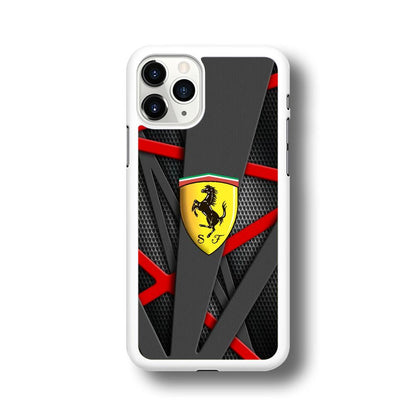 Ferrari Bold Red and Black iPhone 11 Pro Case-Oxvistore