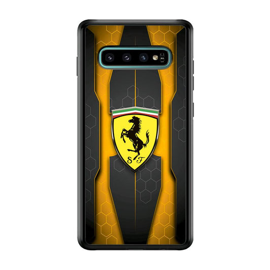 Ferrari Sweet Futuristic Shapes Samsung Galaxy S10 Case-Oxvistore