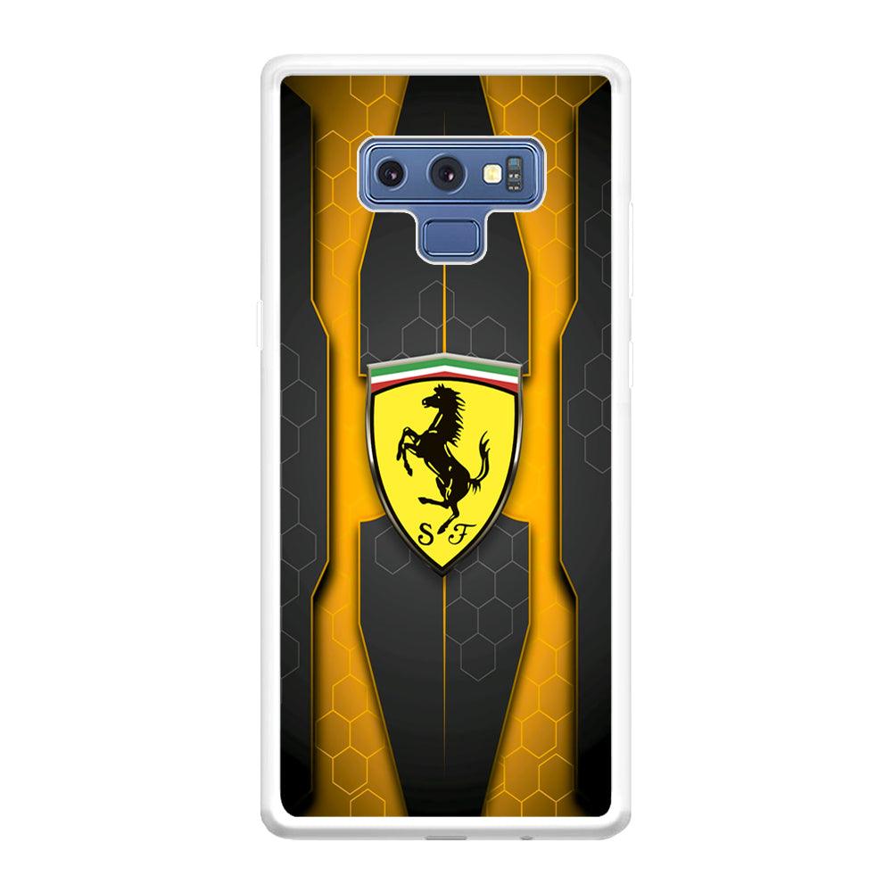 Ferrari Sweet Futuristic Shapes Samsung Galaxy Note 9 Case-Oxvistore