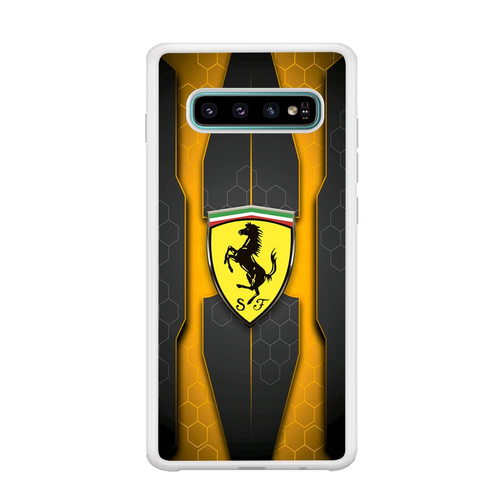 Ferrari Sweet Futuristic Shapes Samsung Galaxy S10 Plus Case-Oxvistore