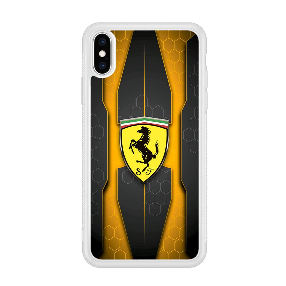 Ferrari Sweet Futuristic Shapes iPhone X Case-Oxvistore