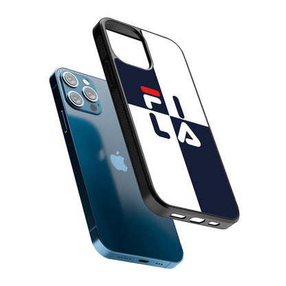 Fila Box Word 2D Rubber Phone Case-Oxvistore