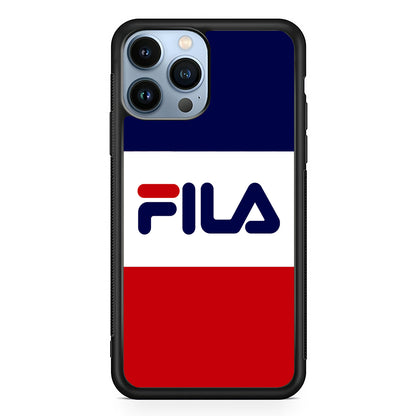 Fila Three Colors 2D Rubber Phone Case-Black-Oxvistore
