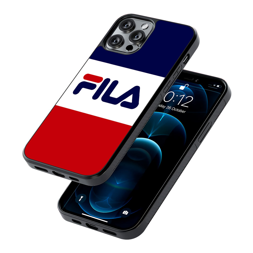 Fila Three Colors 2D Rubber Phone Case-Oxvistore