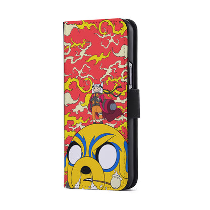 Finn Uzumaki Adventure Time Flip Wallet Phone Case