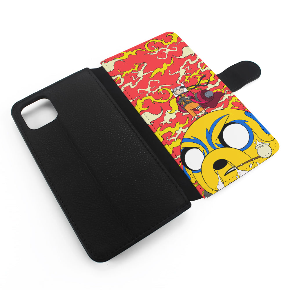 Finn Uzumaki Adventure Time Flip Wallet Phone Case