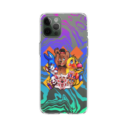 Five Nights at Freddy's Team Party Clear Soft Case-Oxvistore