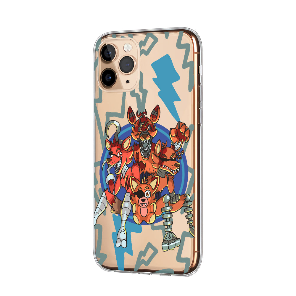 Five Nights at Freddy's The Scary Foxy Clear Soft Case