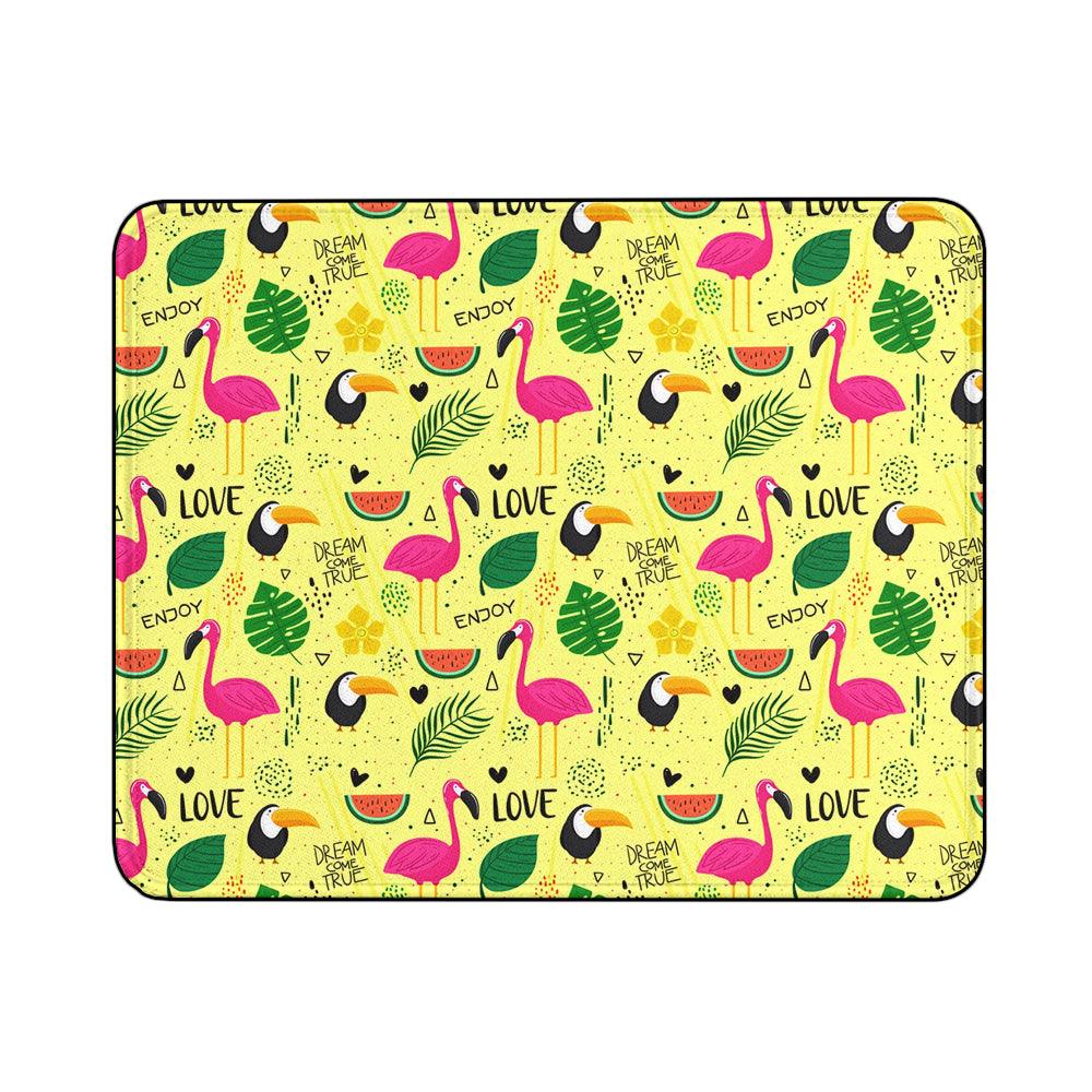 Flamingo Summer Tropical Mouse Pads-18x21 CM-Oxvistore