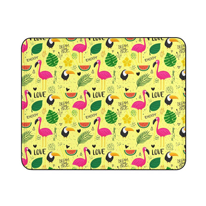 Flamingo Summer Tropical Mouse Pads-18x21 CM-Oxvistore