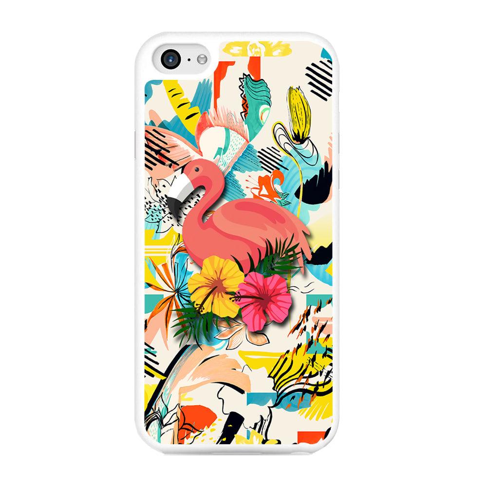 Flamingo Perch on Flower iPhone 6 Plus | 6s Plus Case-Oxvistore