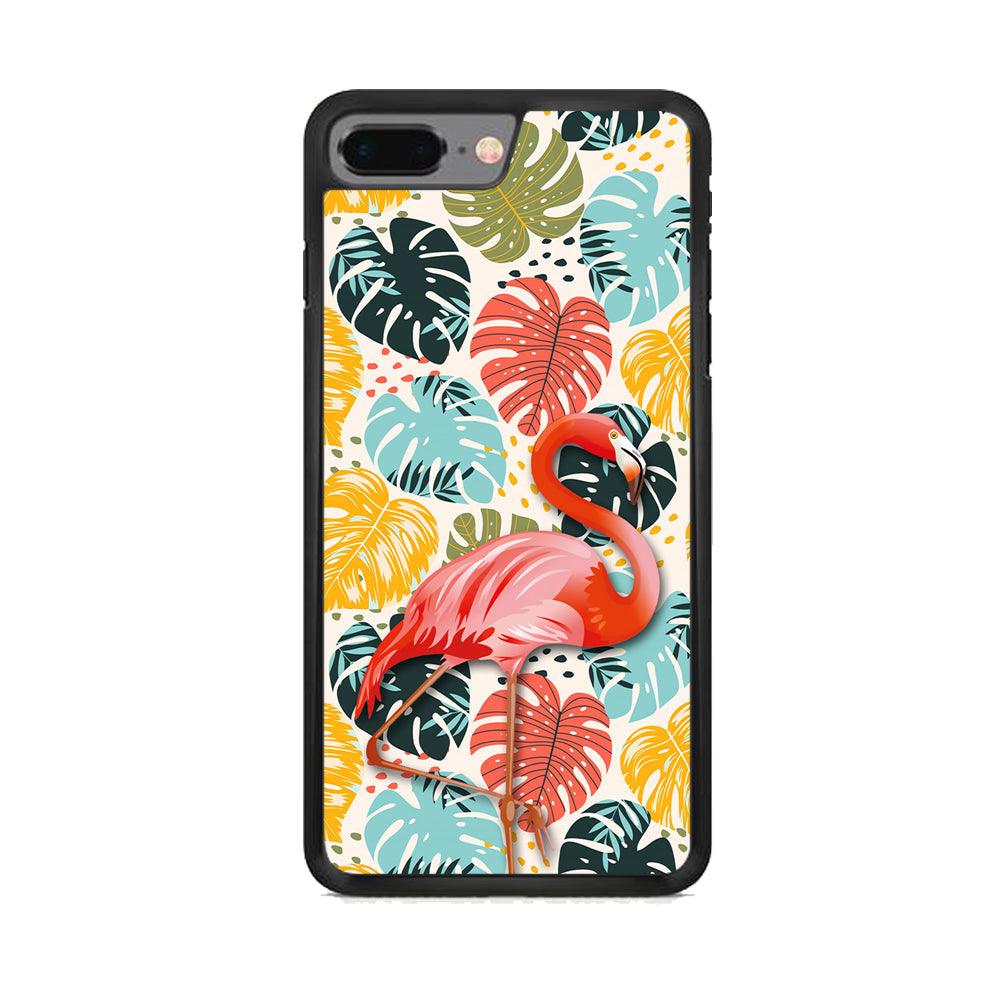 Flamingo Stand in Beauty iPhone 8 Plus Case-Oxvistore