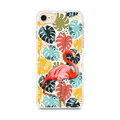 Flamingo Stand in Beauty iPhone 8 Case-Oxvistore