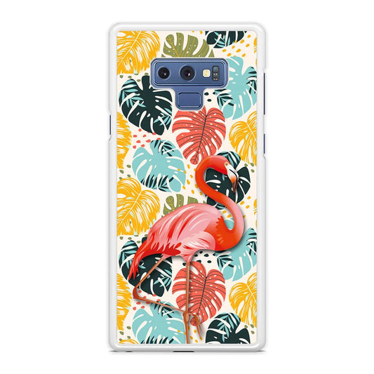 Flamingo Stand in Beauty Samsung Galaxy Note 9 Case-Oxvistore