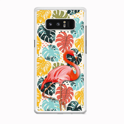 Flamingo Stand in Beauty Samsung Galaxy Note 8 Case-Oxvistore