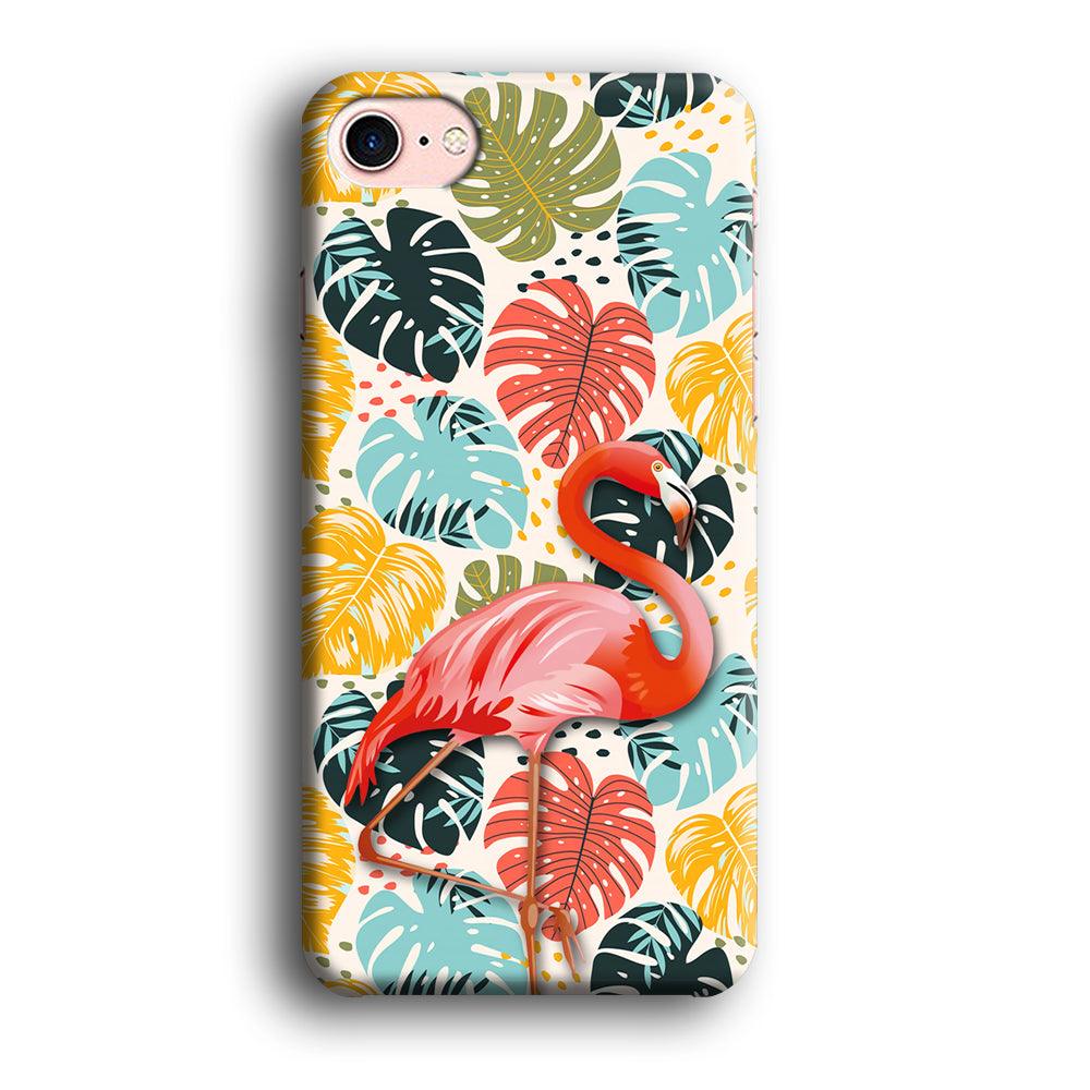 Flamingo Stand in Beauty iPhone 8 Case-Oxvistore