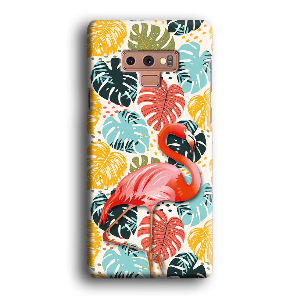 Flamingo Stand in Beauty Samsung Galaxy Note 9 Case-Oxvistore