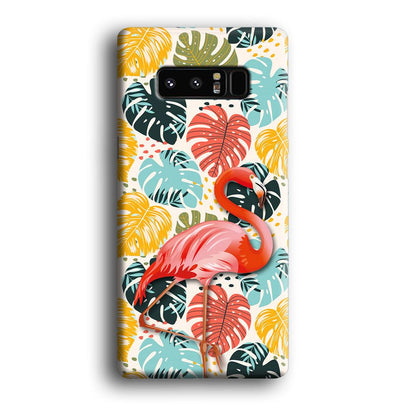 Flamingo Stand in Beauty Samsung Galaxy Note 8 Case-Oxvistore