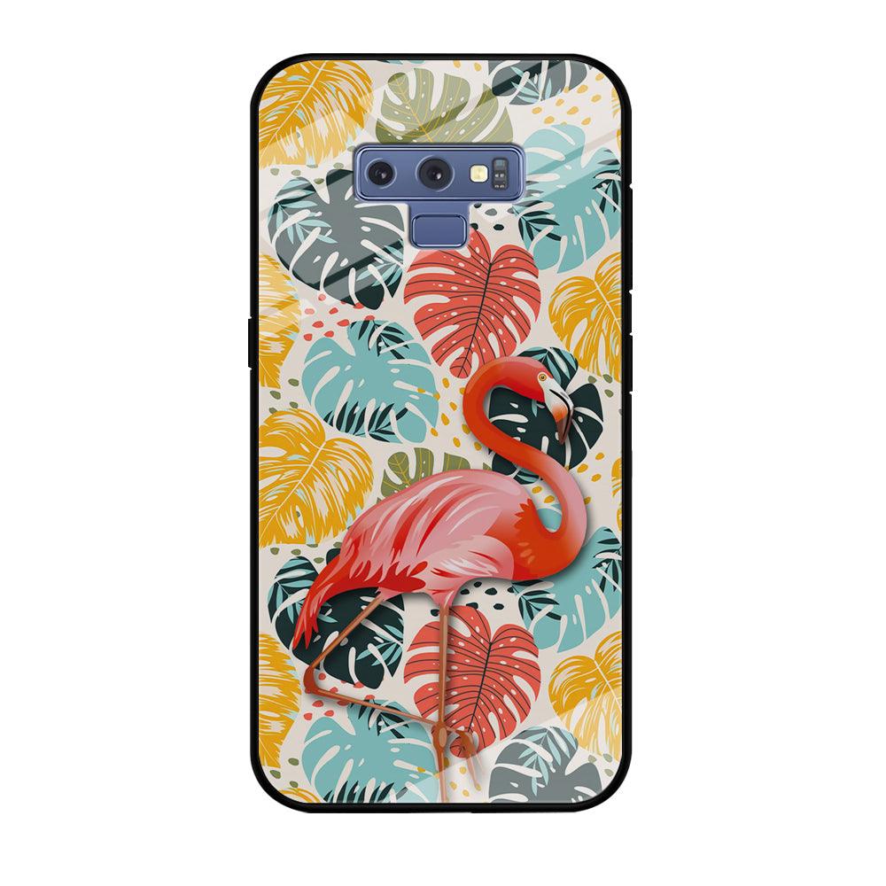 Flamingo Stand in Beauty Samsung Galaxy Note 9 Case-Oxvistore