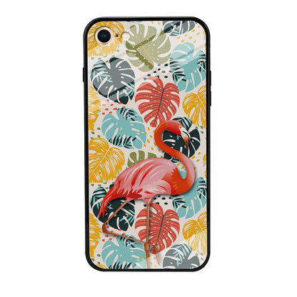 Flamingo Stand in Beauty iPhone 8 Case-Oxvistore