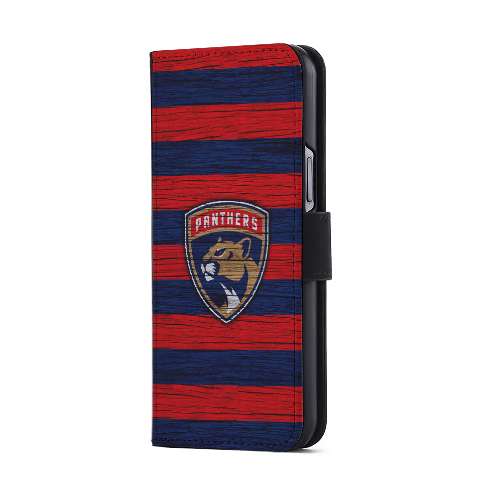 Florida Panthers Logo Flip Wallet Phone Case