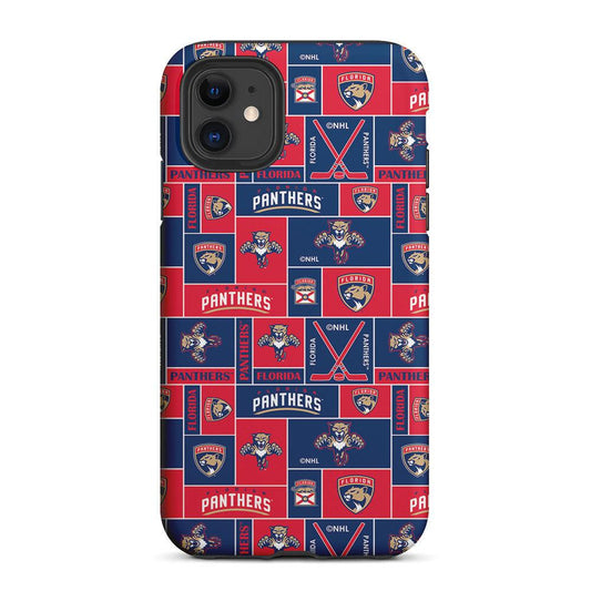 Florida Panthers Pattern 2 in 1 Tough Phone Case-Oxvistore