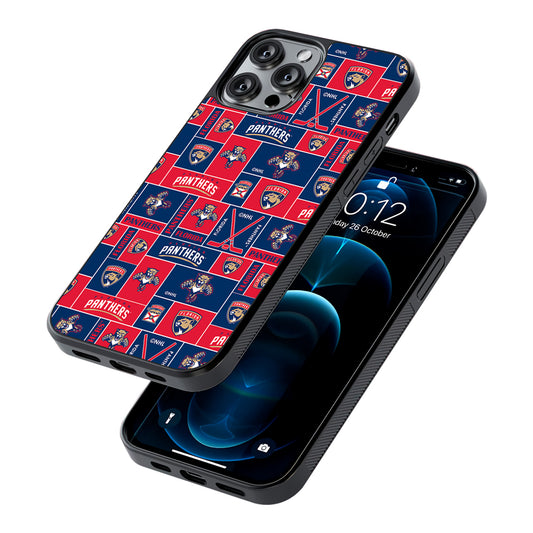 Florida Panthers Pattern 2D Rubber Phone Case