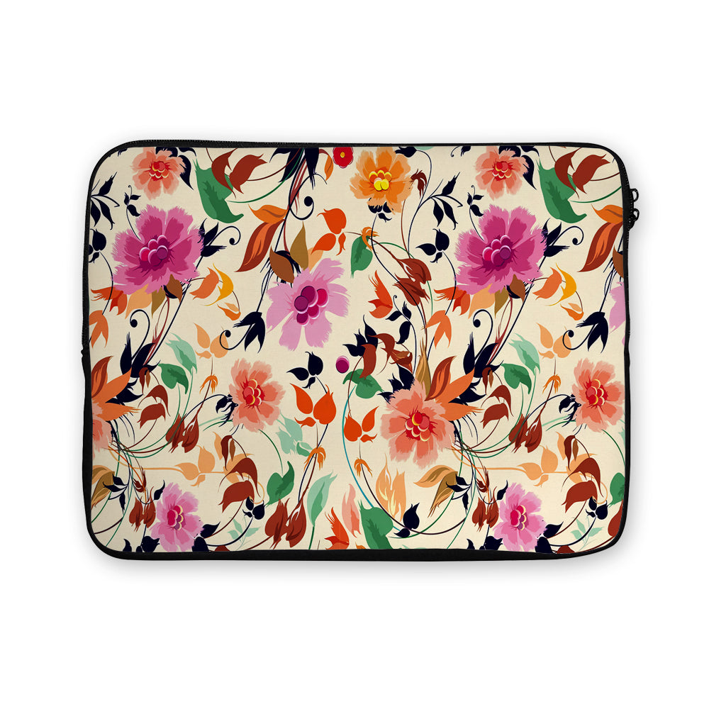 Flower Artistic Abstract Laptop Sleeve Protective Cover