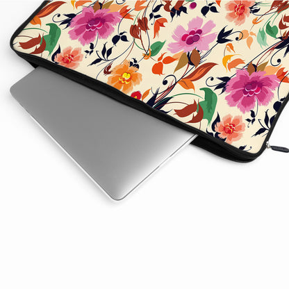 Flower Artistic Abstract Laptop Sleeve Protective Cover