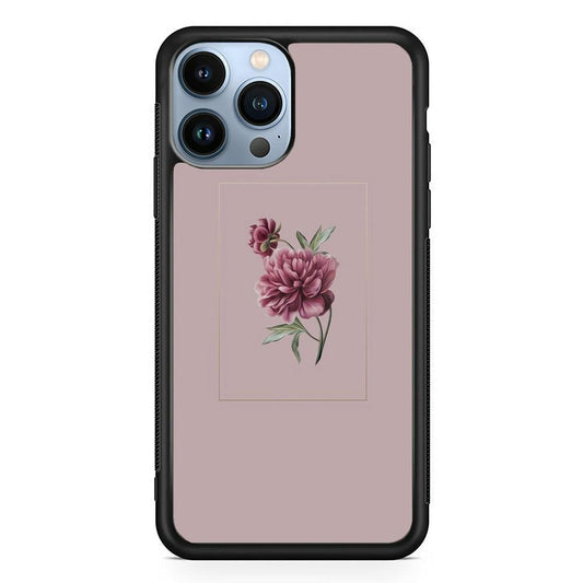 Flower Bucket Violent Passion iPhone 15 Pro Case-Rubber White (2D Case)-Oxvistore