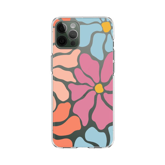 Flower Colorful Paint of Abstract Clear Soft Case-Oxvistore