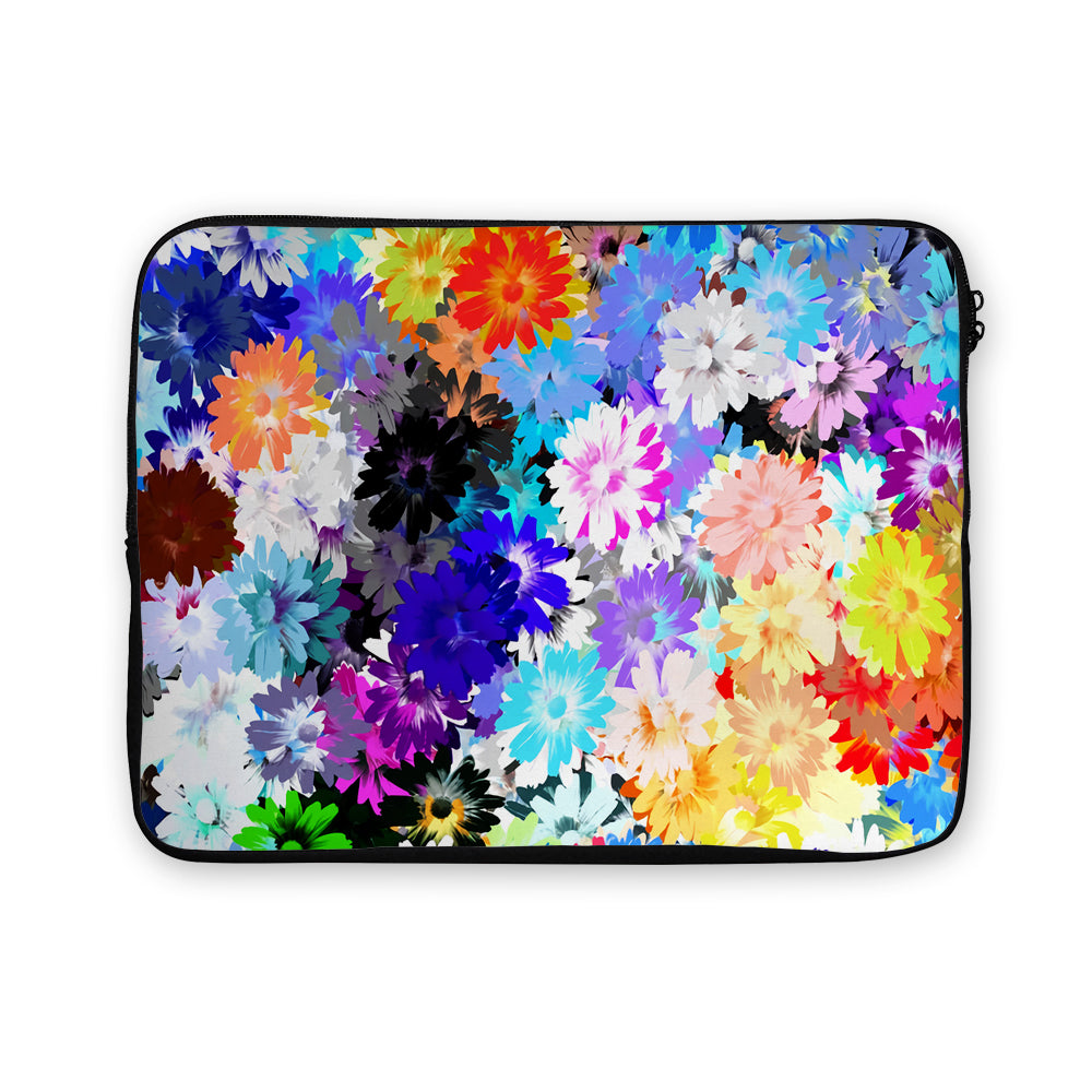 Flower Drawing Pattern Laptop Sleeve Protective Cover