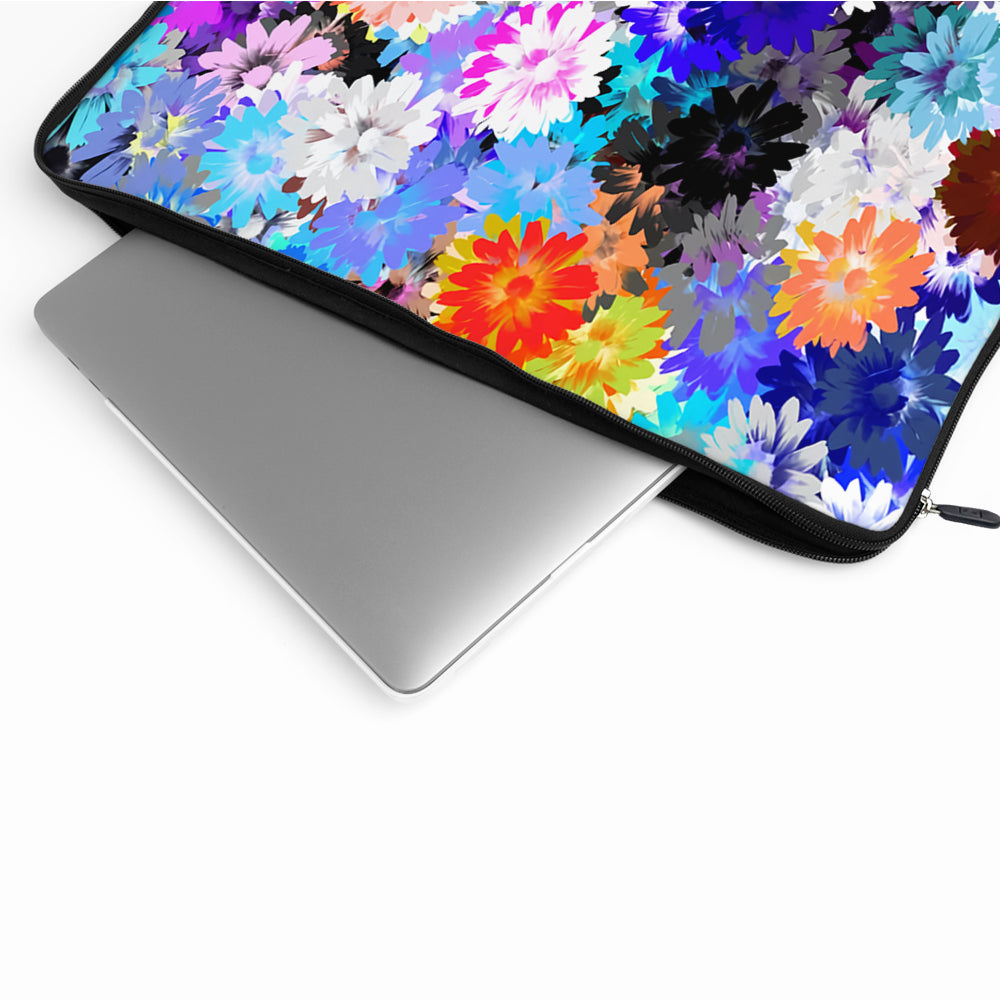 Flower Drawing Pattern Laptop Sleeve Protective Cover