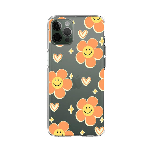 Flower Happiness Forever Clear Soft Case-Oxvistore