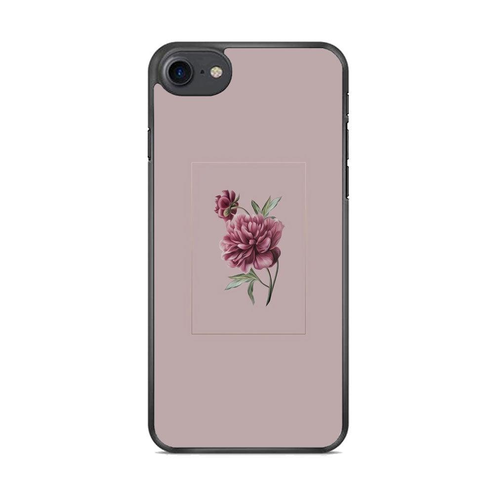 Flower Bucket Violent Passion iPhone 7 Case-Rubber Black (2D Case)-Oxvistore