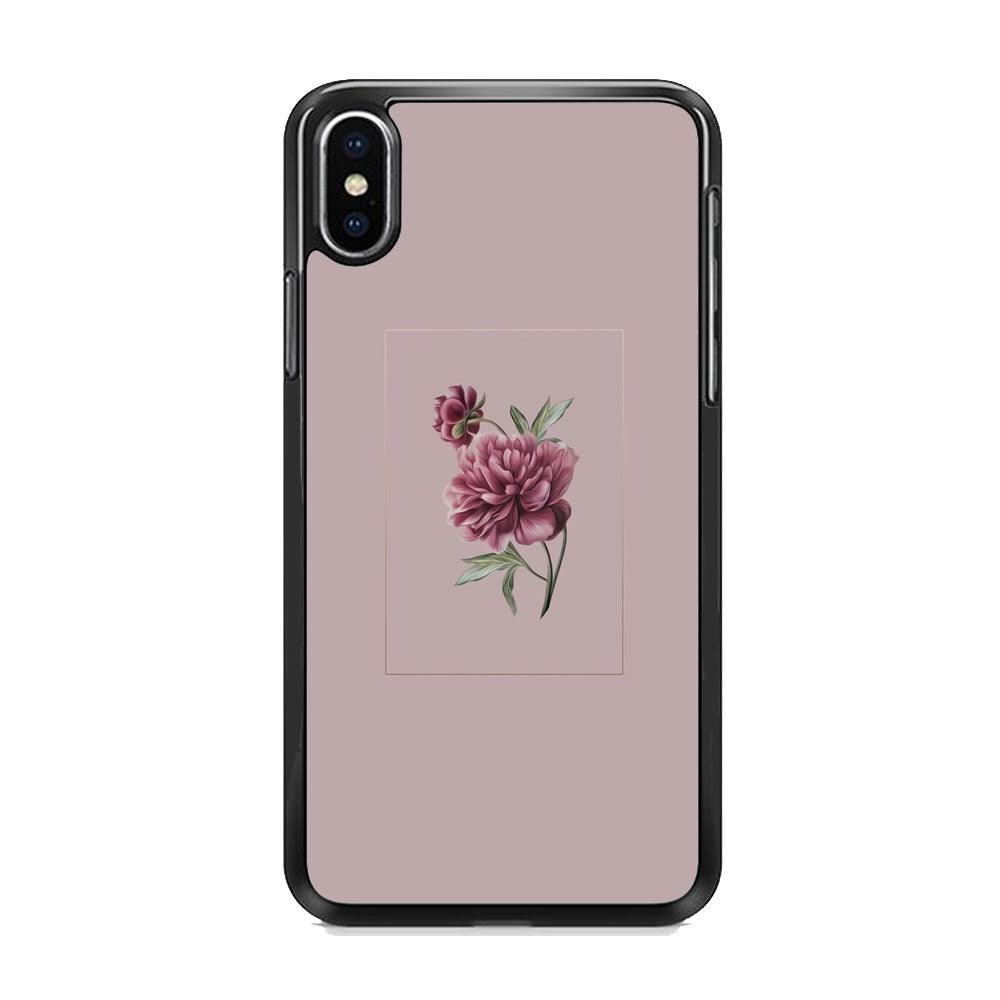 Flower Bucket Violent Passion iPhone XS MAX Case-Rubber Black (2D Case)-Oxvistore